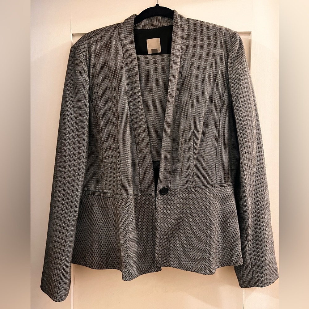 halogen peplum suit